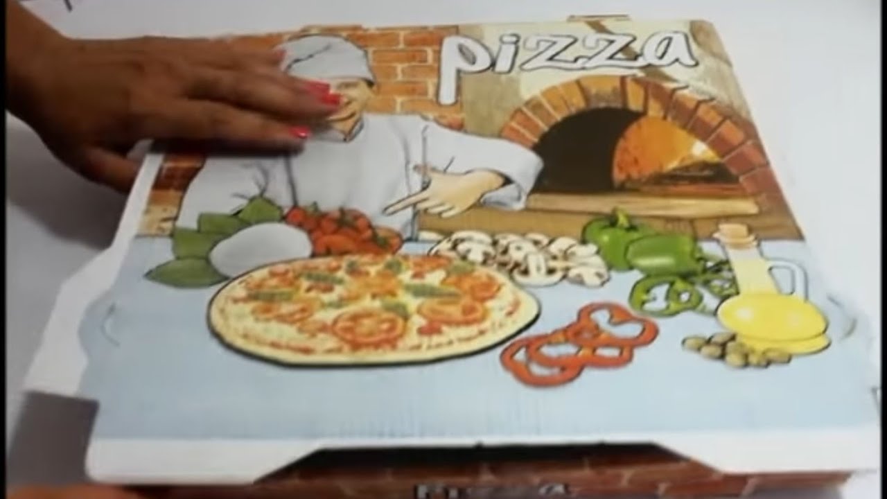 Como hacer CUADROS con CAJAS DE PIZZA