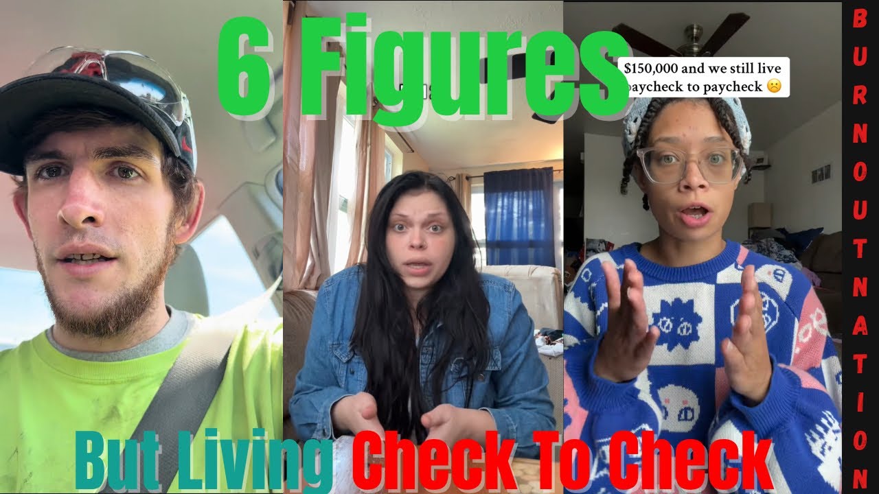 6 Figure Earners Living Check To Check?!