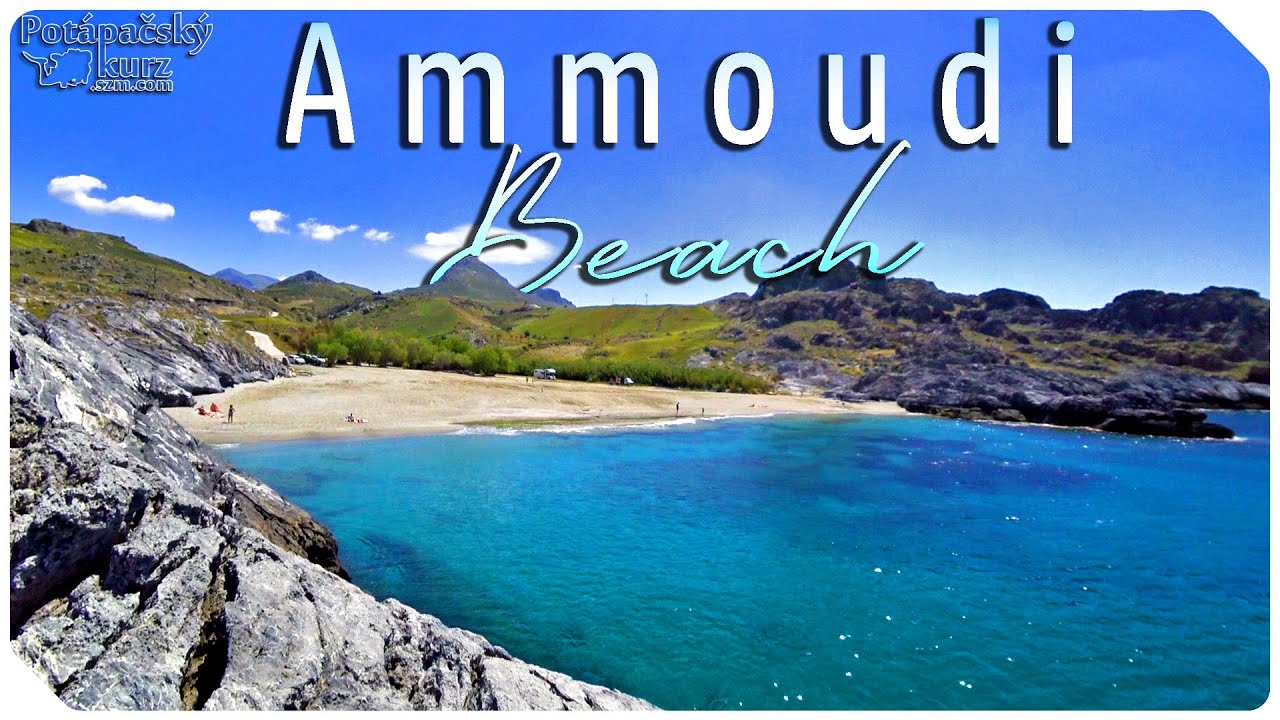 🇬🇷 Crete, AMMOUDI Beach 2023, Greece - Kréta, Ammoudi Pláž