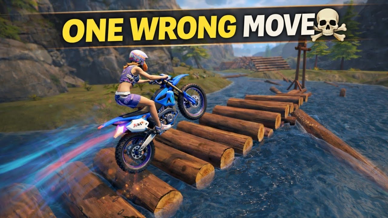 Extreme Bike Challenge | ONE WRONG MOVE = FALL 😨