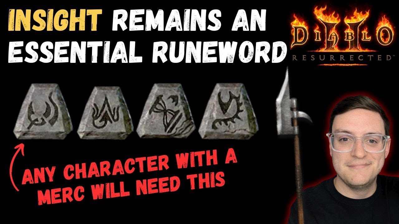 Why Is 'Insight' The Ultimate Mercenary Weapon? | Diablo 2 Runewords Examined