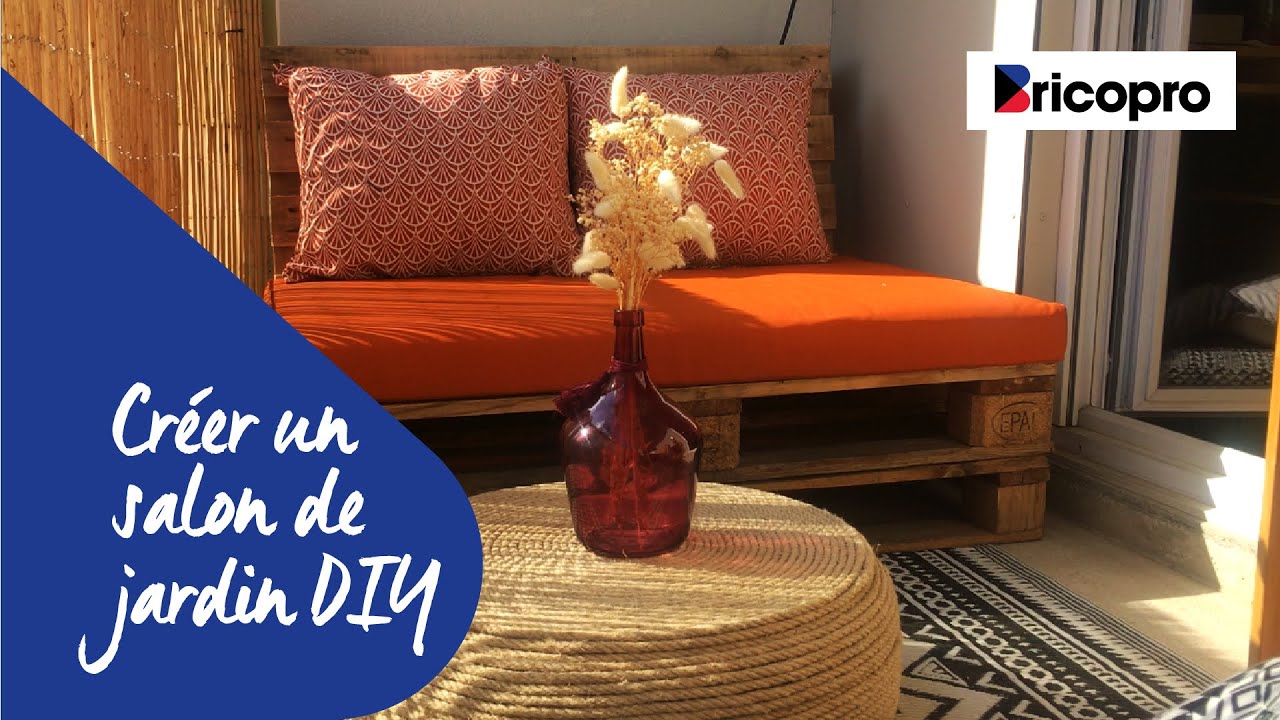 Comment créer un salon de jardin DIY ? | Bricopro