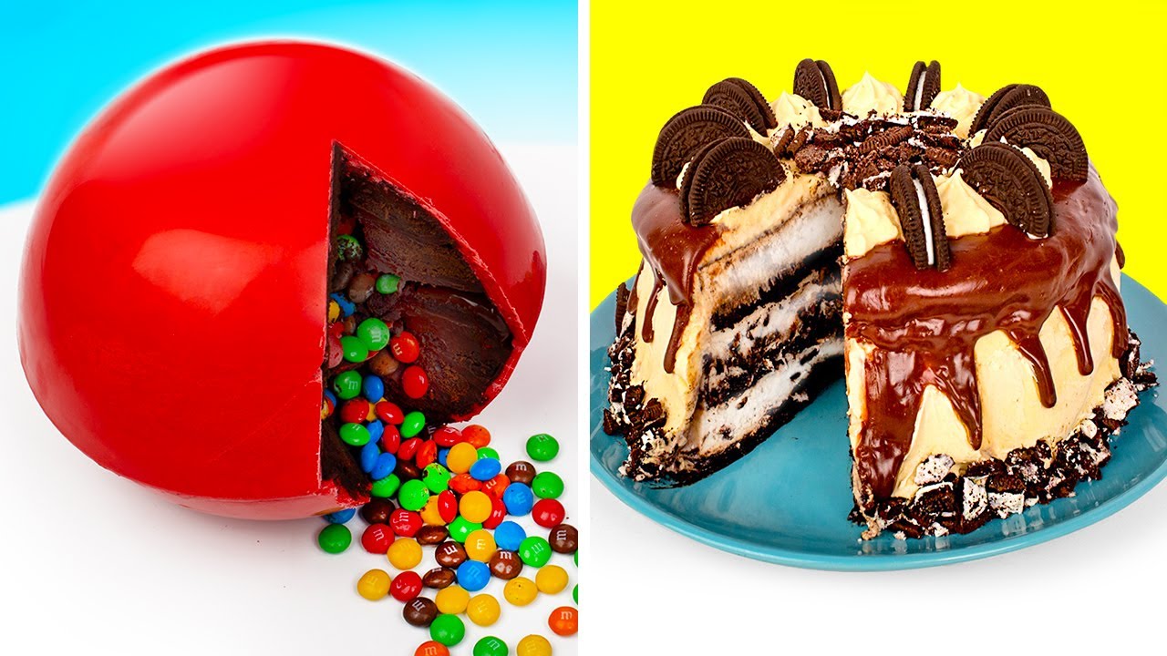 Yummy DIY Cakes || Giant Oreo And M&M's Cakes At Home!