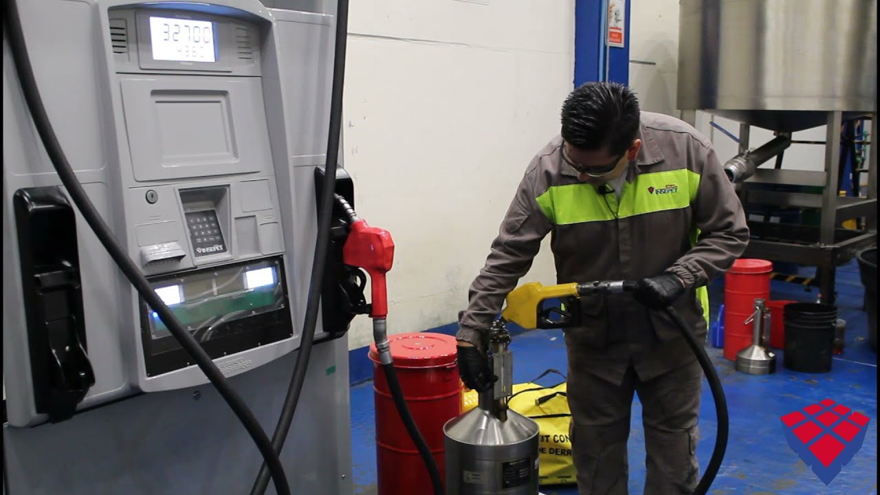 CALIBRACIÓN DE UN SURTIDOR DE COMBUSTIBLE