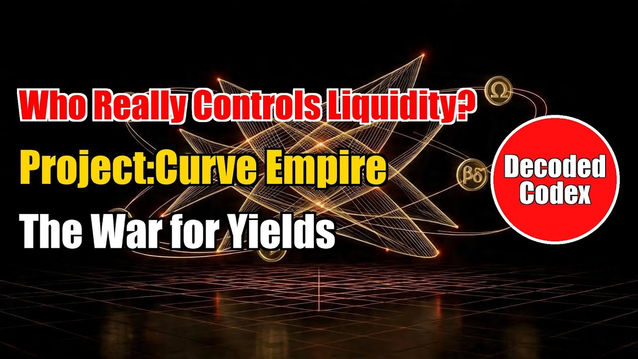 Decoded Codex &middot; Project (5): Curve: The Stablecoin Swap Empire | Who Really Co | The War for Yields