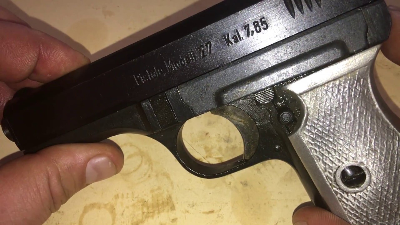 Pistole Modell 27 Kaliber 7,65 Böhmische Waffenfabrik A G in Prag