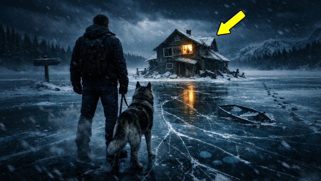 Encontré una Casa en Medio del Lago Helado Que No Debería Estar Allí — Mi Husky Se Negó a Avanzar