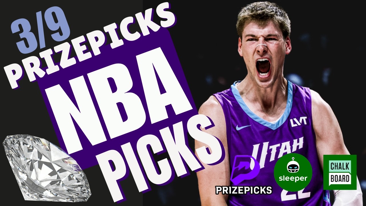 NBA PRIZEPICKS | NBA PICKS | MONDAY | 3/9/2026 | TODAYS NBA PICKS