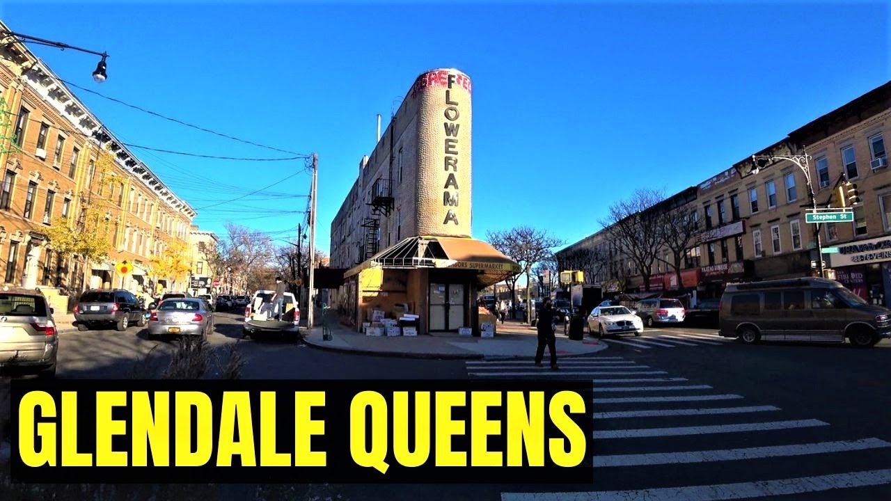 WALKING IN NYC - MYRTLE AVENUE GLENDALE QUEENS