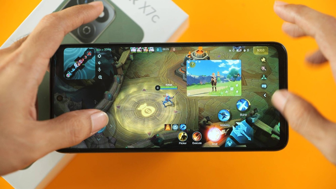 HONOR X7c gaming test: Playing Genshin and MLBB at the same time!