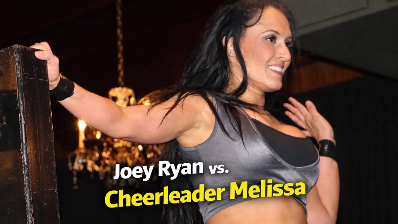 Cheerleader Melissa vs. Joey Ryan | Hard-Hitting Intergender Showdown | QPro Wrestling