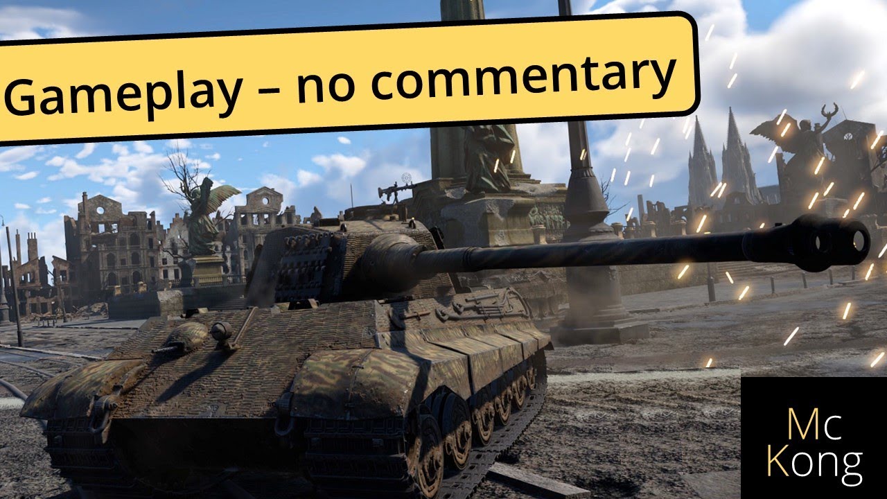 Tiger 2 h  I 1440p 60 fps I War Thunder gameplay no commentary