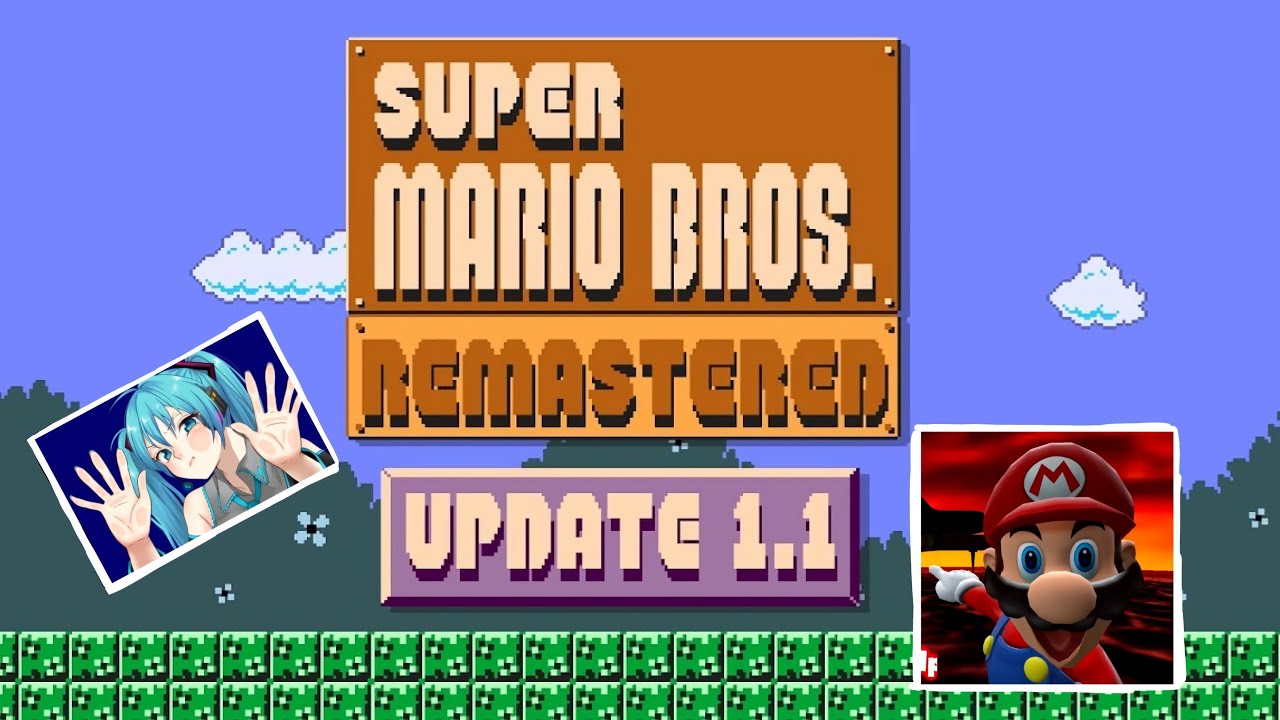 El REMAKE que Nintendo NUNCA hizo:  Super Mario Bros REMASTERED con Miku en PC