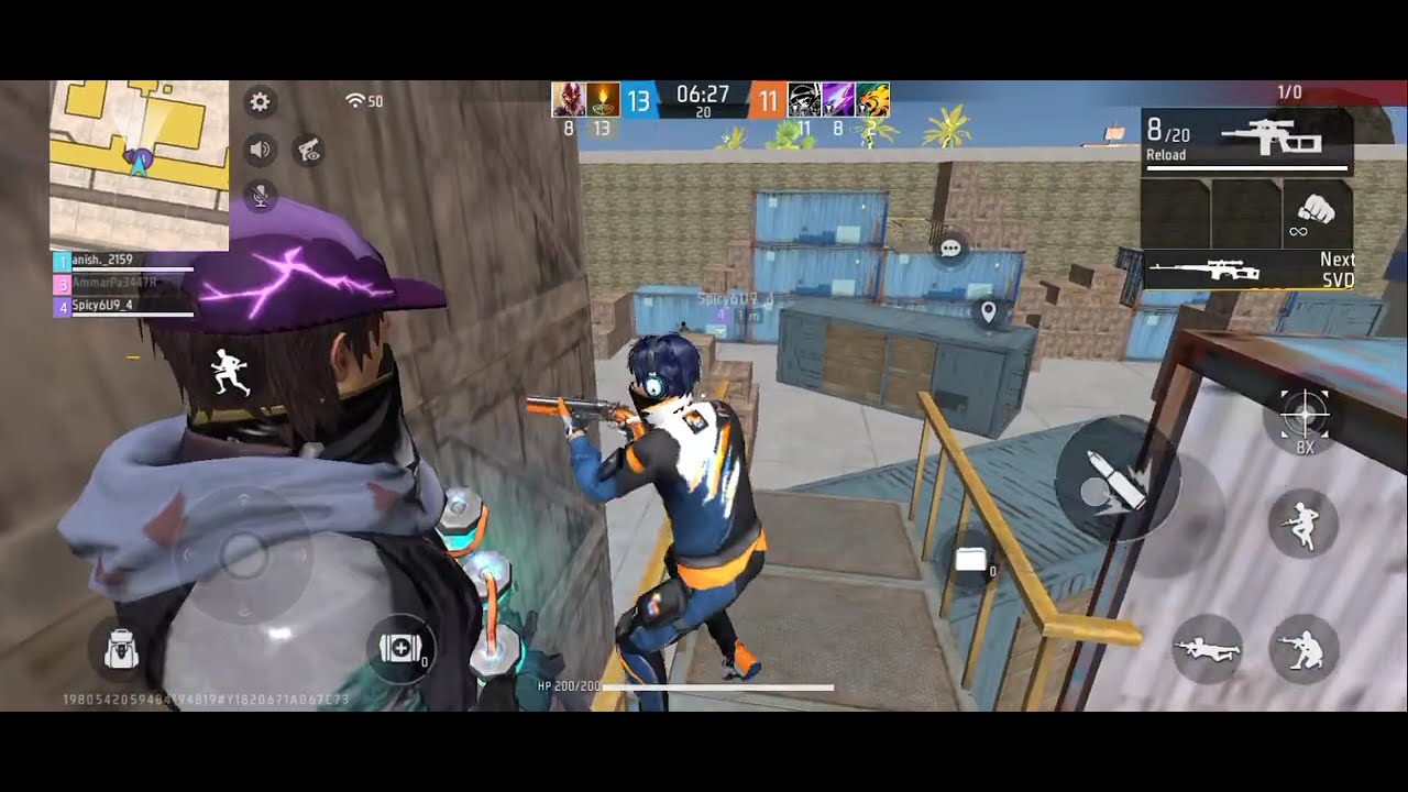 Free fire gaming 🎮🔥 Weapon Master Victory 🙌🔥 watch till end for Booyah 🤘🔥
