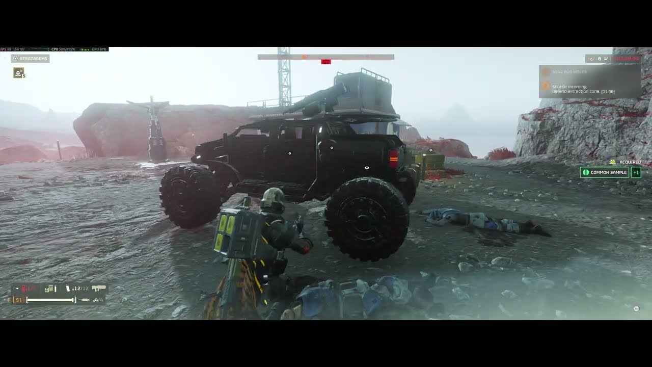 Helldivers 2. Solo. Civilian Loadout. No resupply. No stratagems. No stims. No deaths.