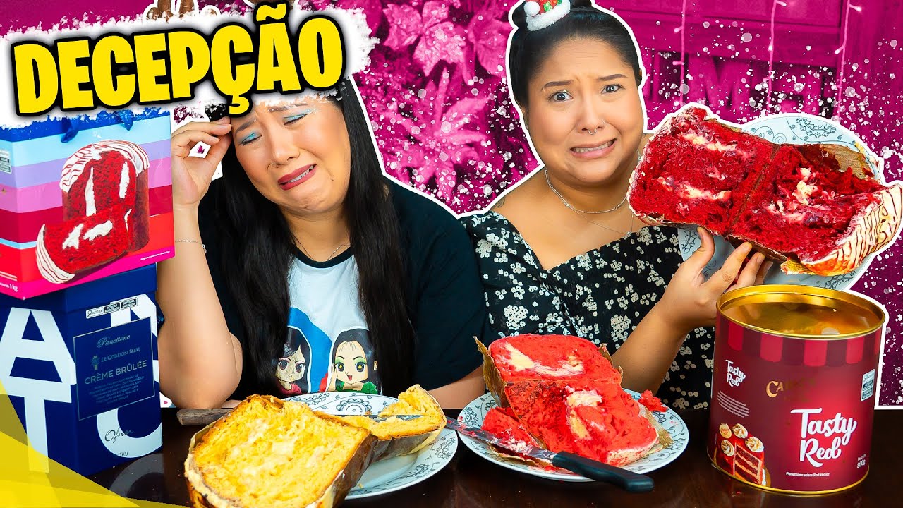 PROVANDO PANETONES - DECEPÇÃO | Blog das irmãs