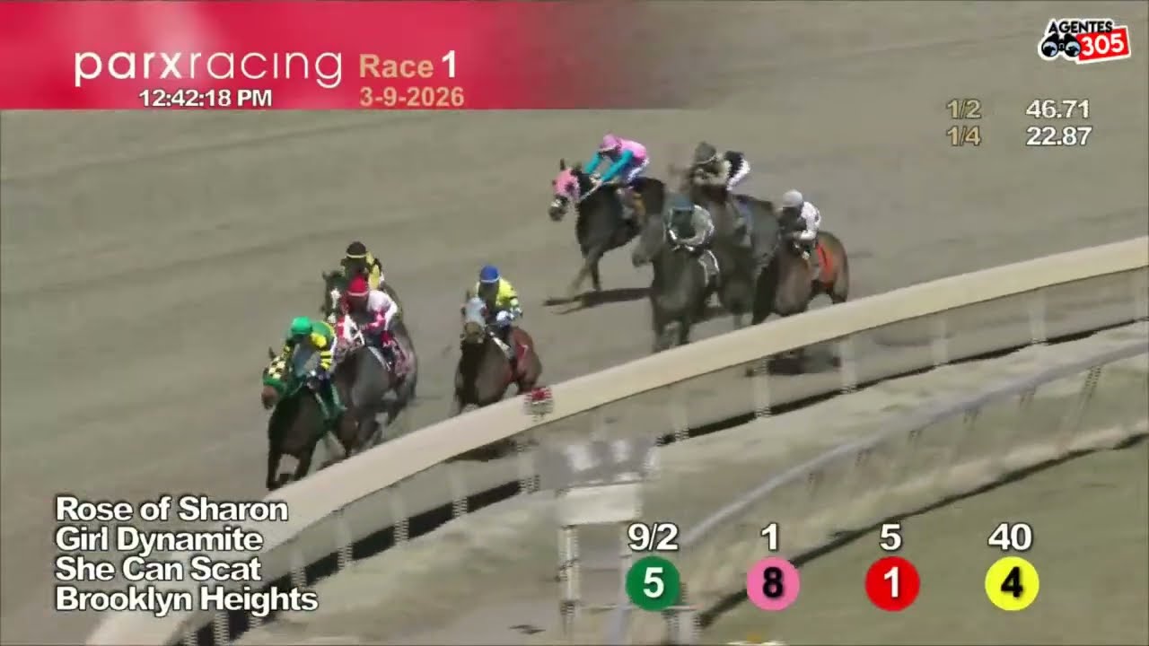 Parx Racing en Español - Lunes 09 de Marzo
