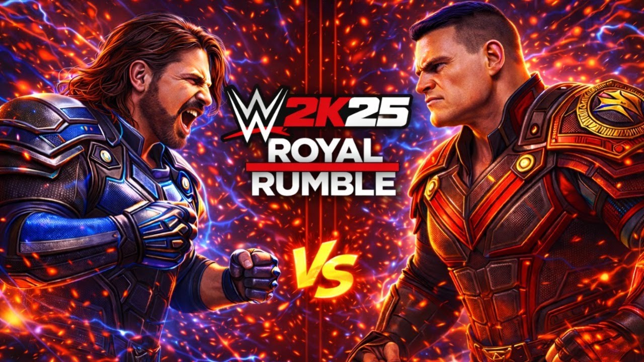 FULL MATCH: AJ Styles vs Gunther | WWE 2K25 Royal Rumble