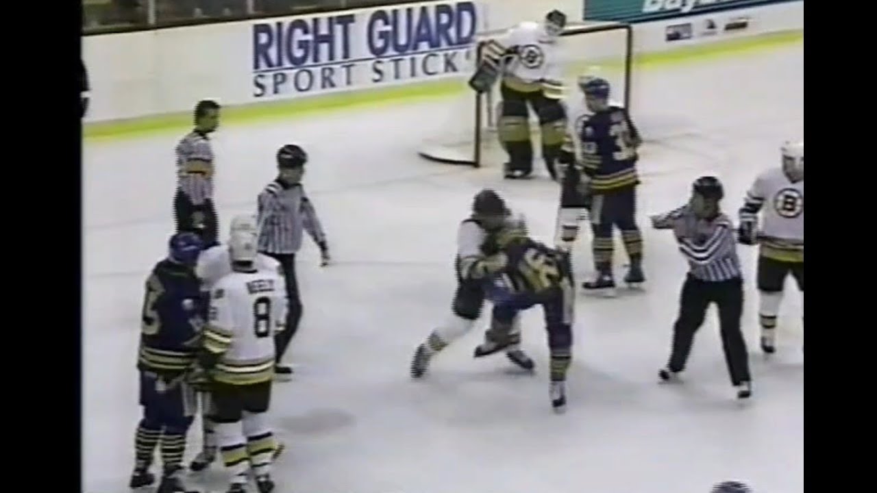 Sabres - Bruins g1 rough stuff 4/5/89
