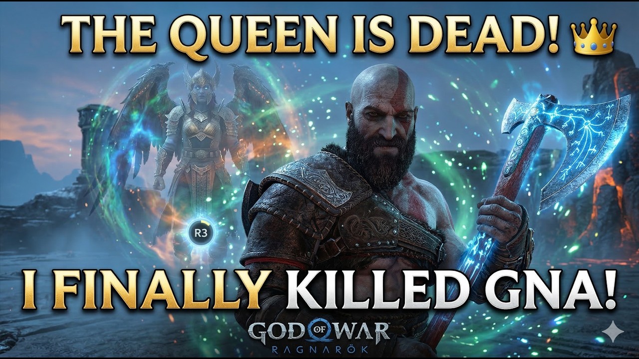 I FINALLY KILLED GNA! 👑 The Hardest Boss is GONE! (God of War Ragnarök)