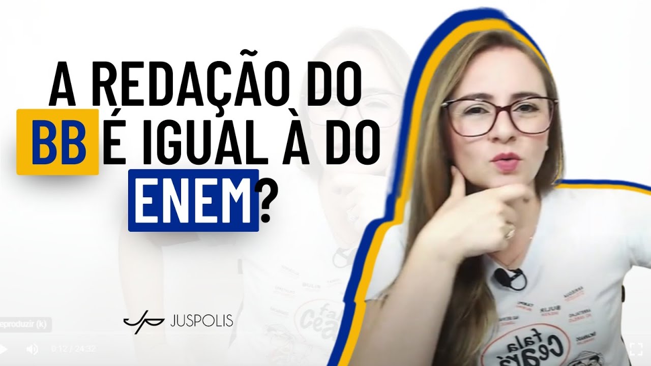 A redação do Banco do Brasil é igual à do ENEM?
