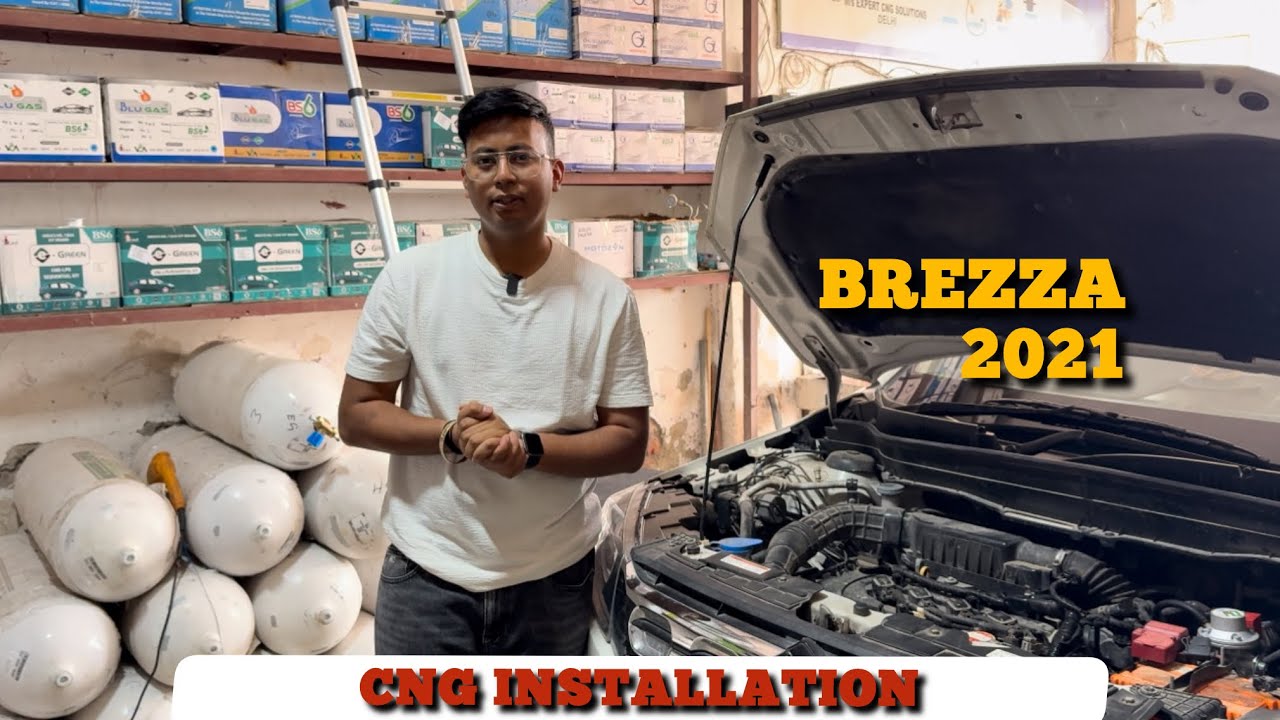 Brezza 2021 CNG Installation | Premium CNG Work | 