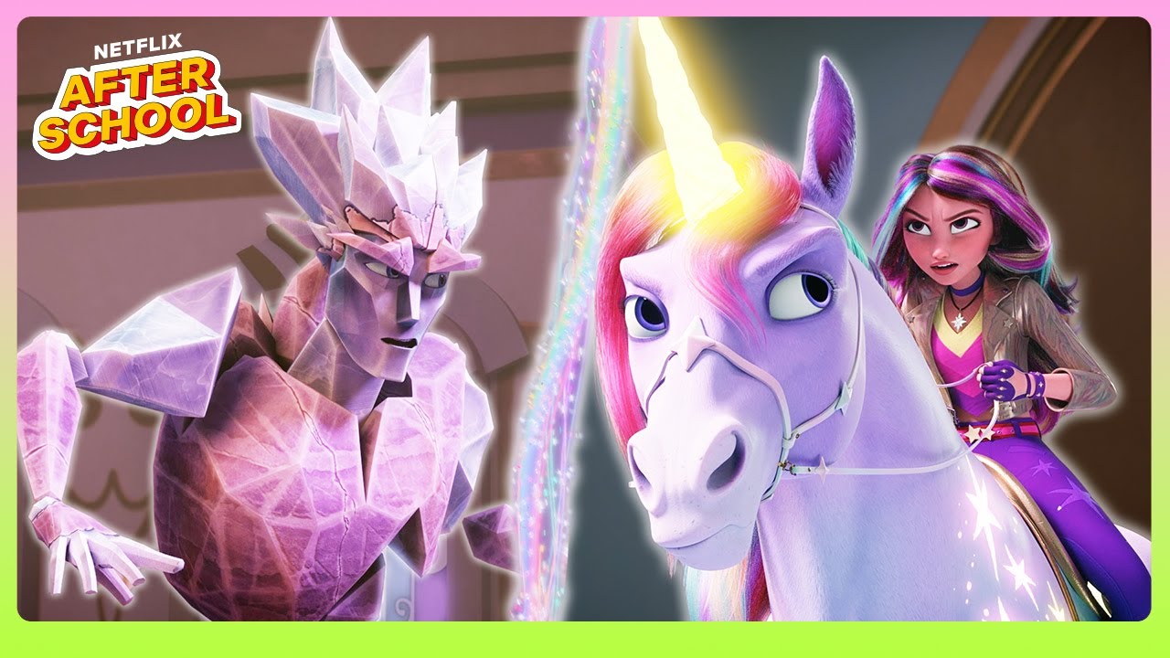 Sophia’s Fight Against Lazul! 🦄⚡️ Unicorn Academy | Netflix Family