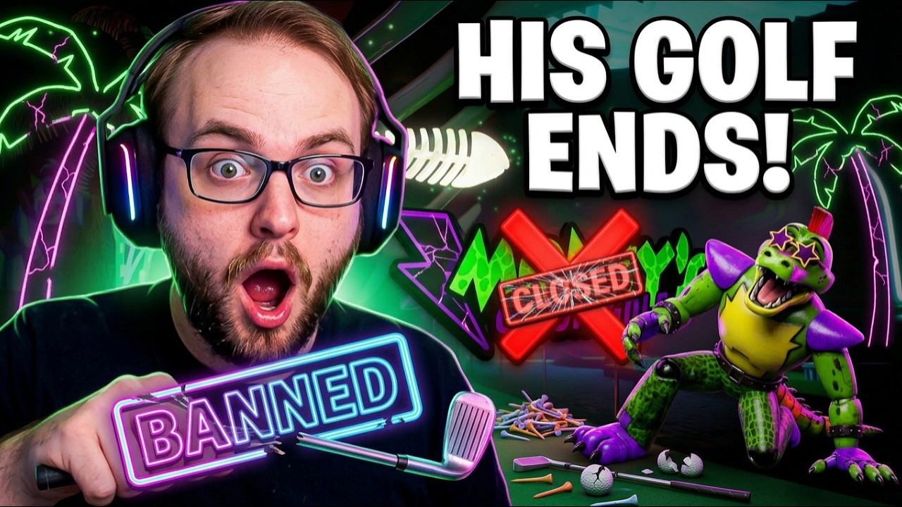 МОНТИ БОЛЬШЕ НИКАКОГО ГОЛЬФА!! | FNAF: Security Breach #4