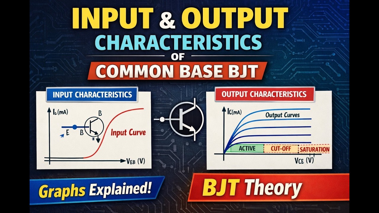 Input and Output Characteristics of Common Base Connection