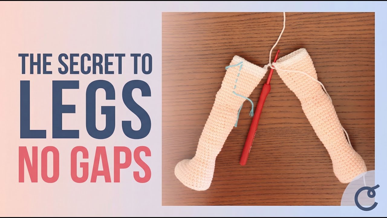 How to join the legs for the Crochetree dolls