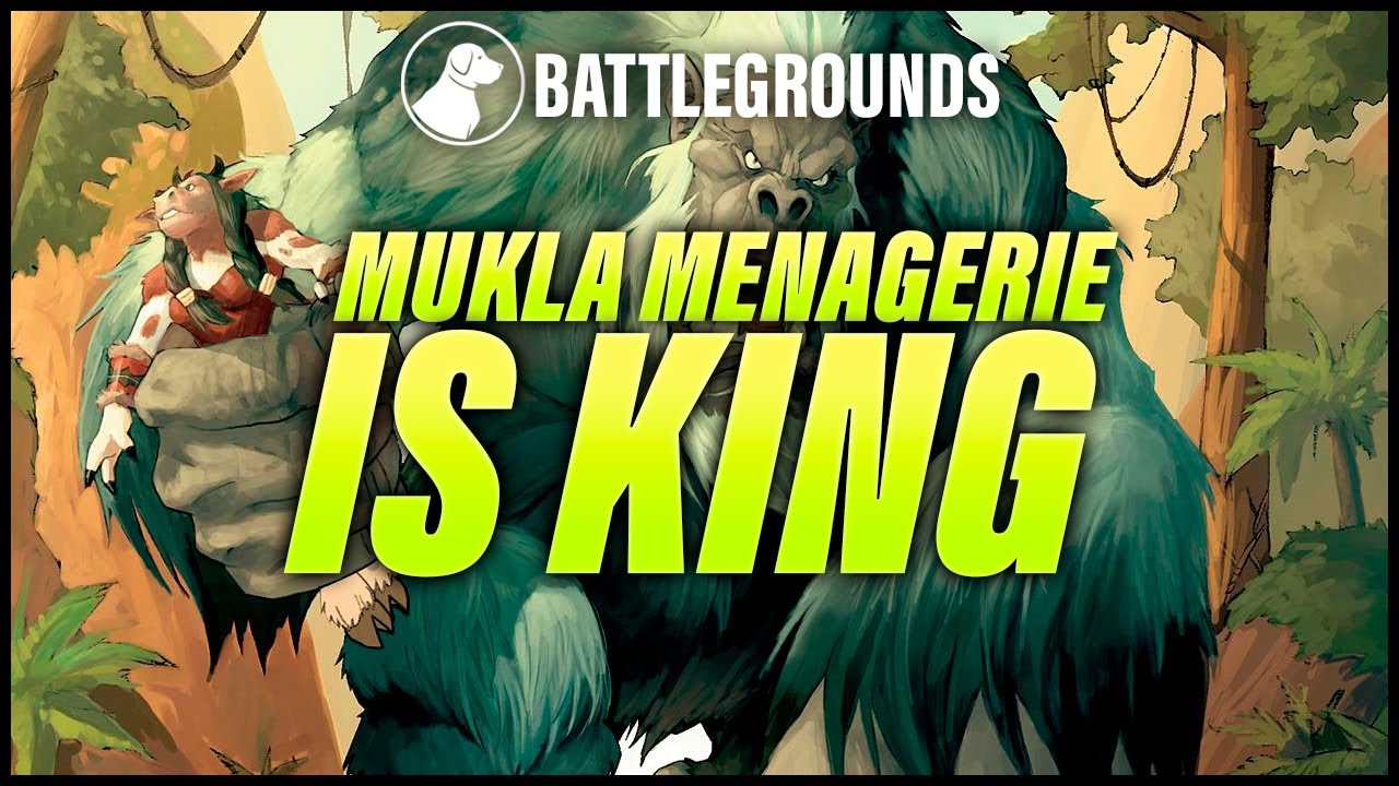 Mukla Menagerie is King | Dogdog Hearthstone Battlegrounds