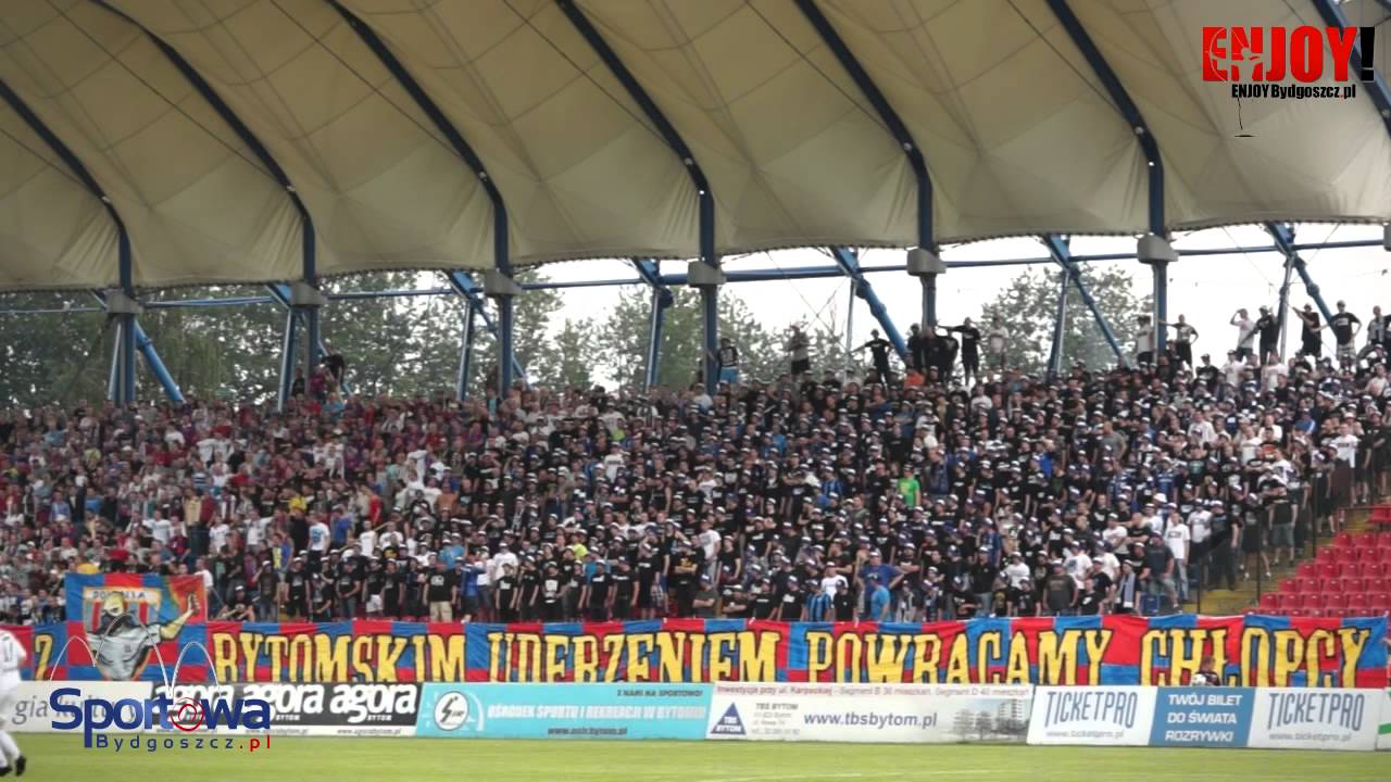 Awans Zawiszy Bydgoszcz do Ekstraklasy cz. 2 - radość i doping kibiców