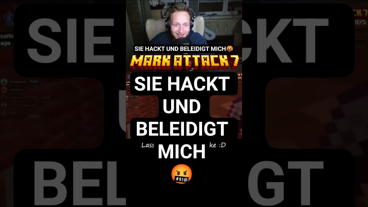 SIE HACKT UND BELEIDIGT MICH 🤬 