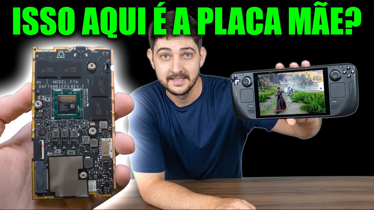 STEAM DECK POR DENTRO! ISSO EXPLICA UM PC NO TAMANHO DE TABLET