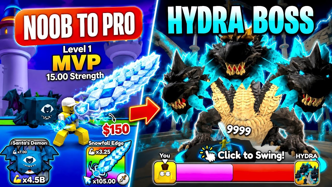 I Am Challenging NooB To Pro / Snowfall Edge ×105.00 - Santa's Demon 💪x4.5B & Pull a Sword Roblox