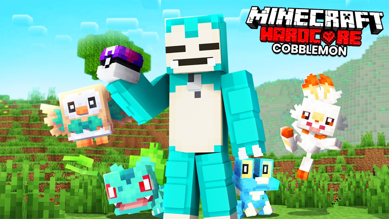 ZEBRAŁEM WSZYTSKIE STARTERY w Minecraft Pokemon