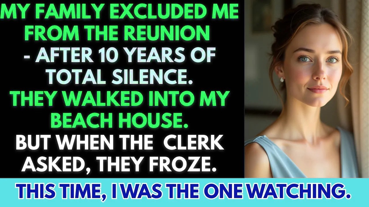 My Family Banned Me From the Reunion — So I Let Them Walk Into the Beach House I Secretly Owned