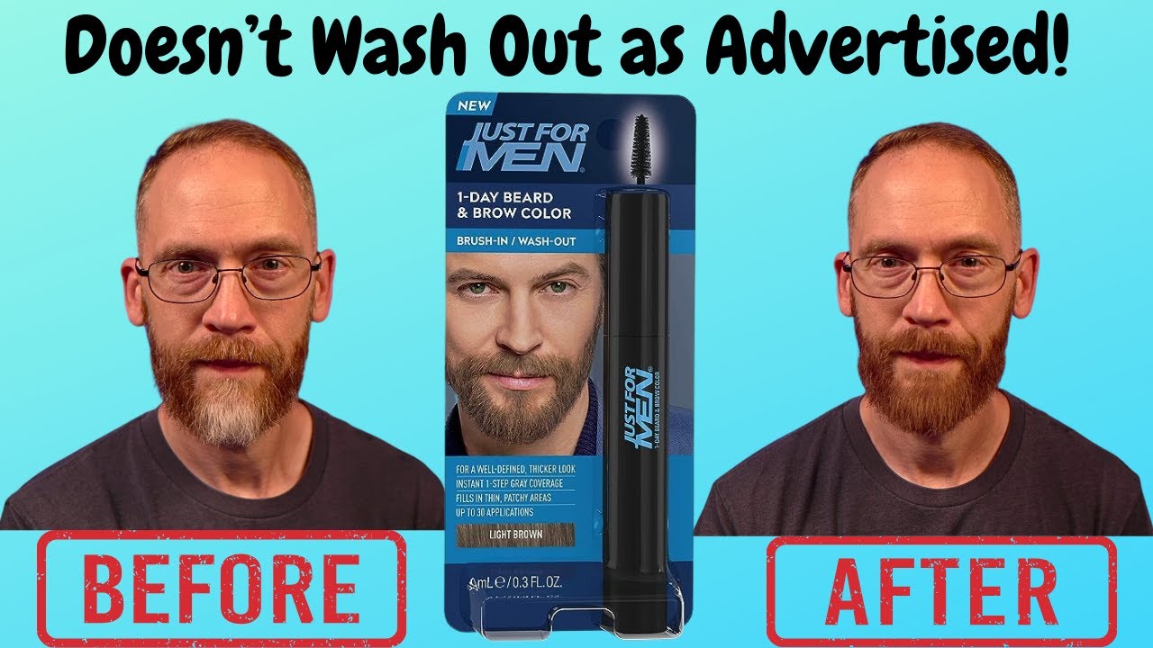 Обзор однодневной краски для бороды и бровей Just For Men