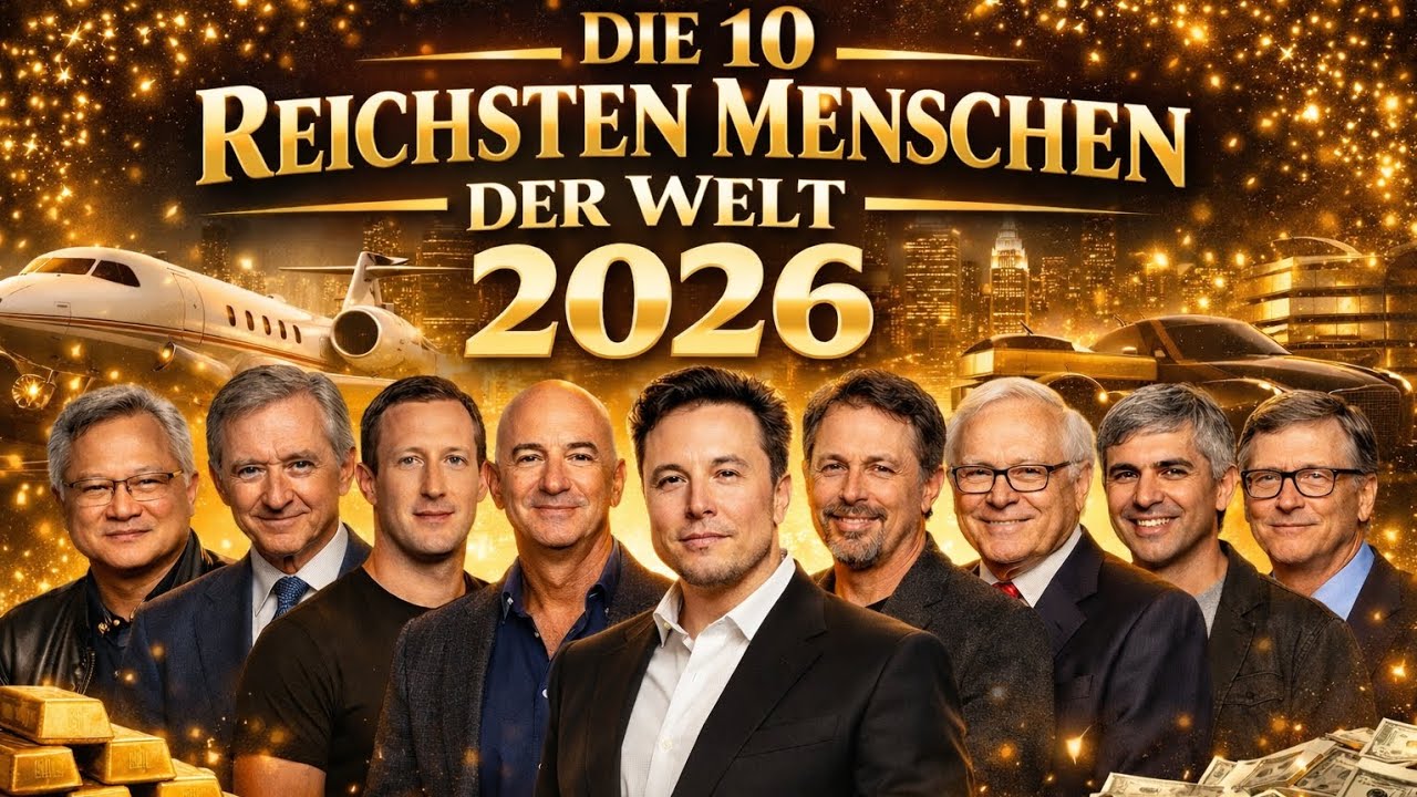 Milliarden, Macht & Luxus – Die 10 reichsten Menschen der Welt 2026