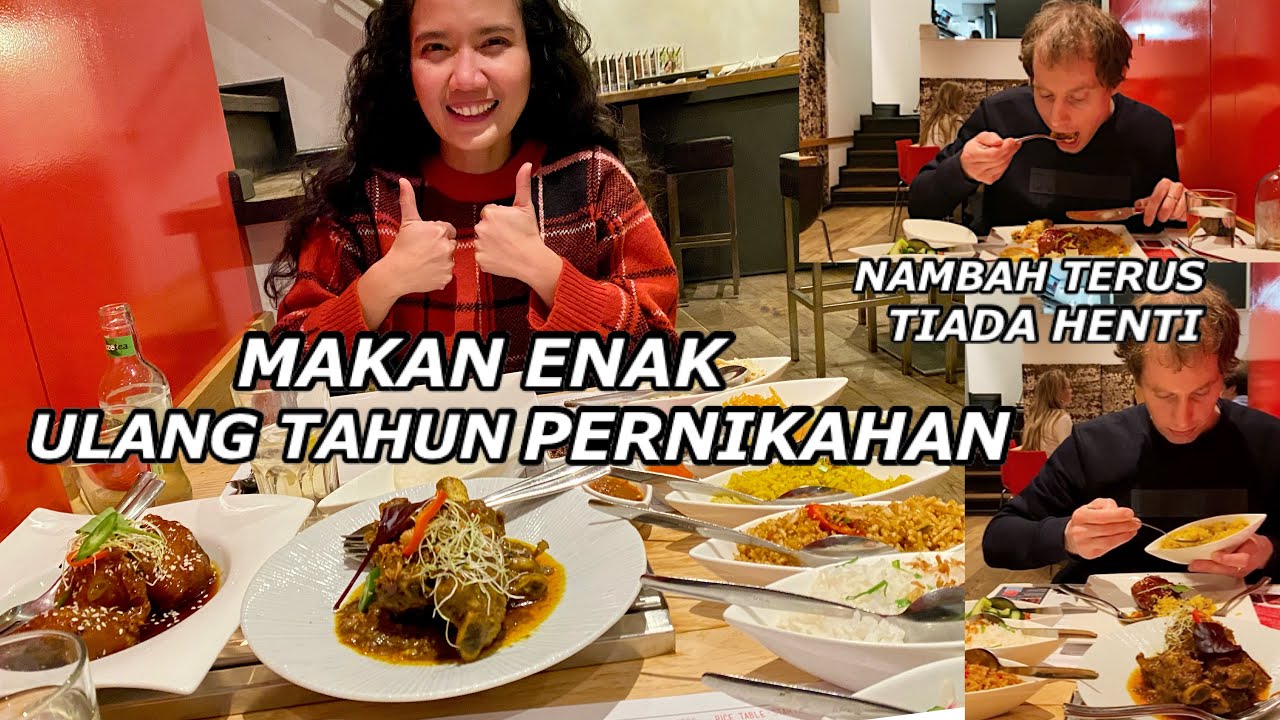 MAKAN MAKANAN INDONESIA DI KOTA AMSTERDAM BELANDA | RESTAURANT BLAUW AMSTERDAM