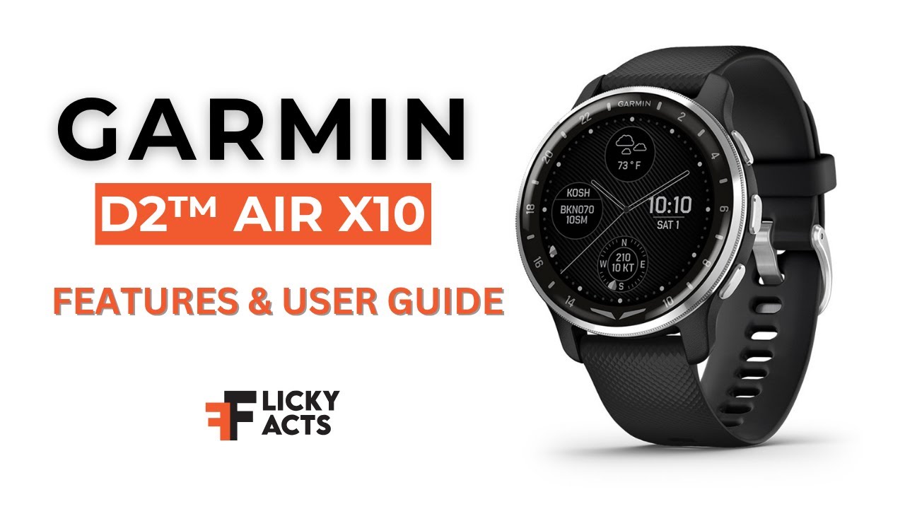 How to Use: Garmin D2 Air X10 | Aviator Smartwatch | Setup, Tips & Hidden Features