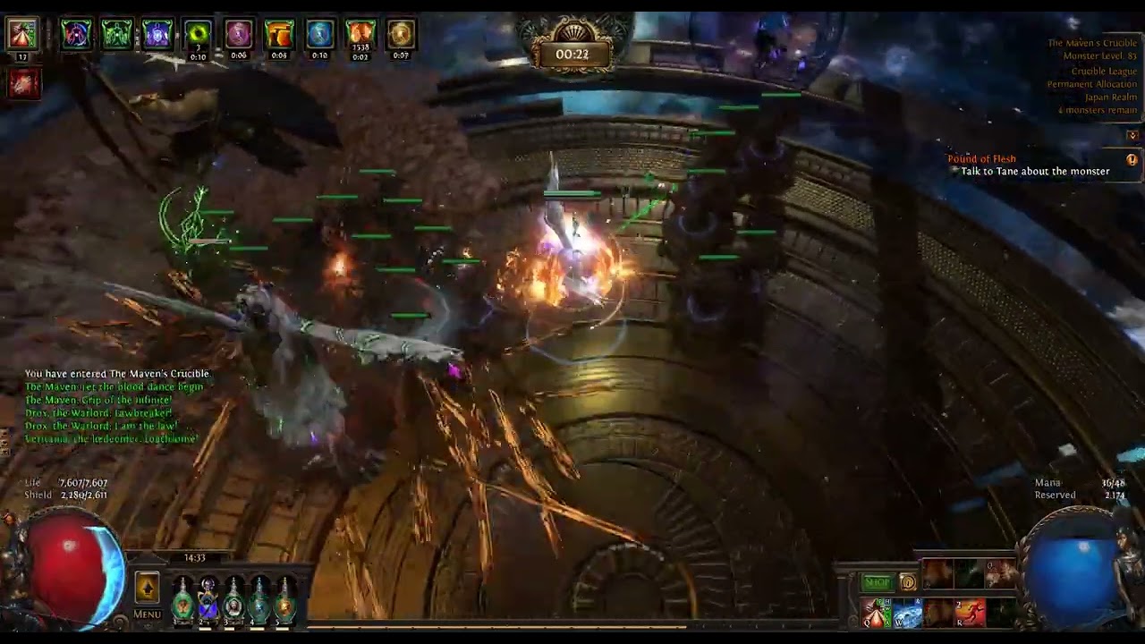 Path of Exile STRstack Hierophant .replica iron commander build