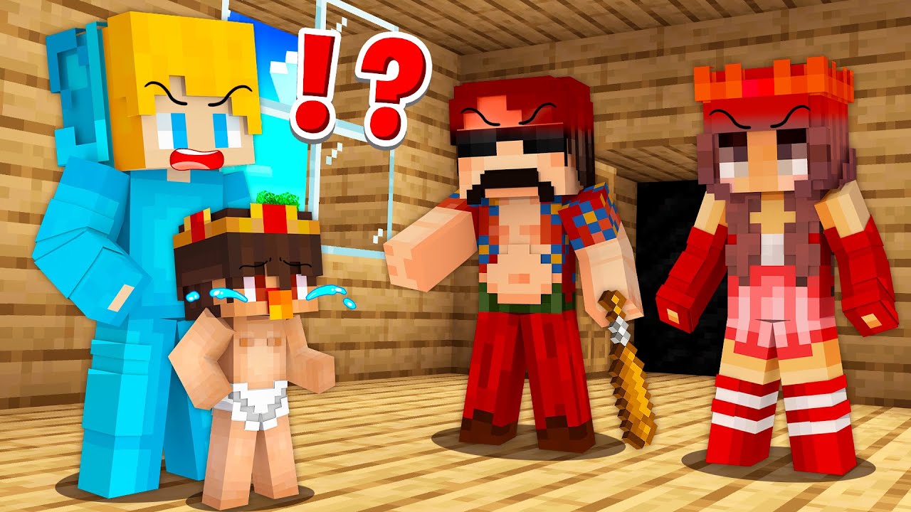 Ukri rettete Baby Semlaki vor seinen BÖSEN ELTERN in Minecraft!