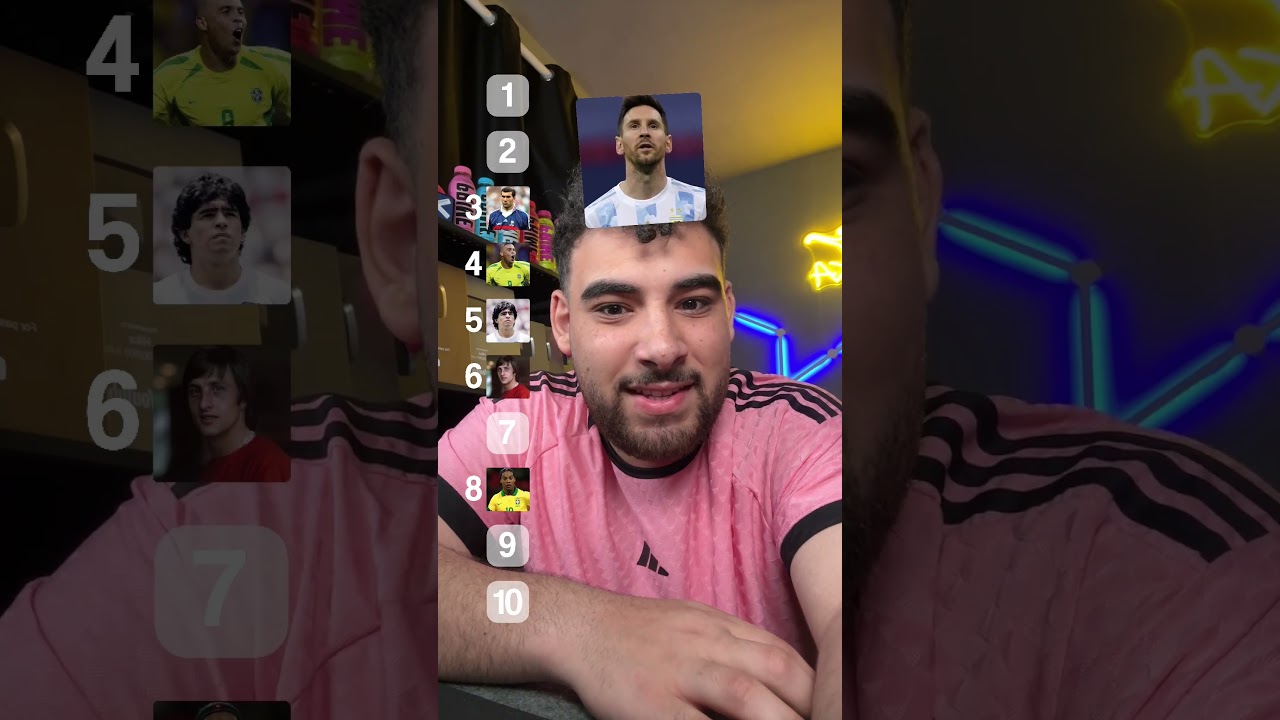 ترتيب افضل اللاعبين في التاريخ 🐐😂!!