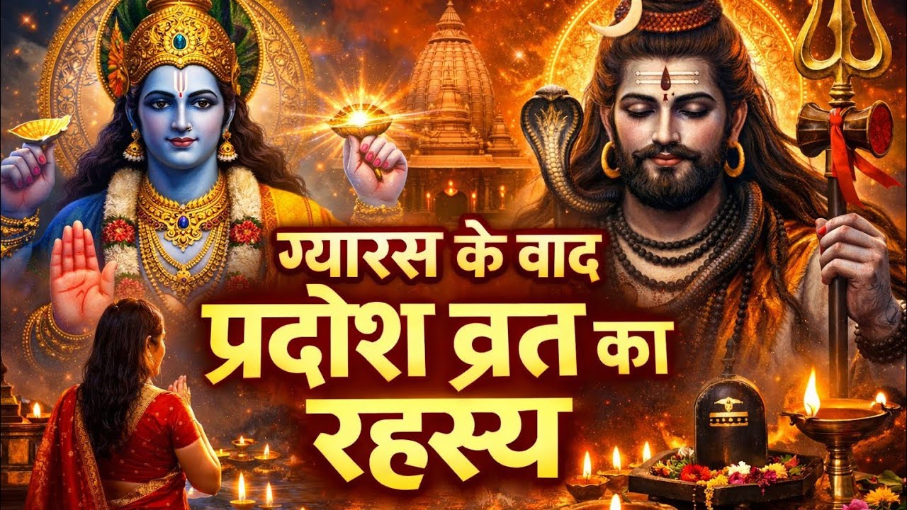 ग्यारस के बाद प्रदोष व्रत का रहस्य | शिव-विष्णु की संयुक्त कृपा | चमत्कारी कथा