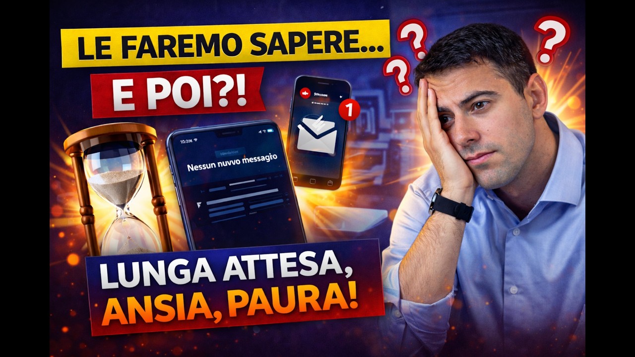 Le faremo sapere e poi non ti rispondono MAI!