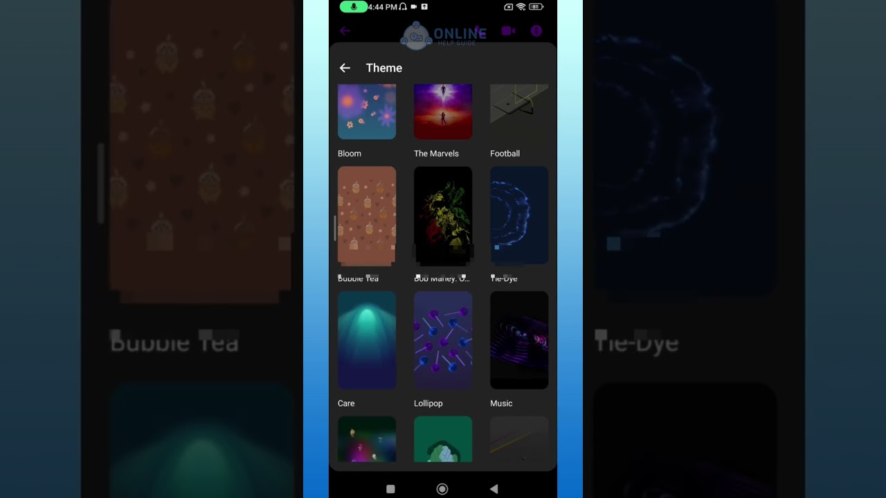 How to change background theme on messenger 2025