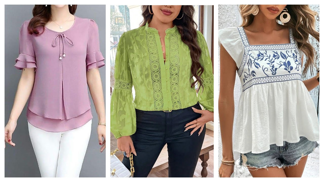 BLUSAS DE MODA PARA MUJERES 2025 