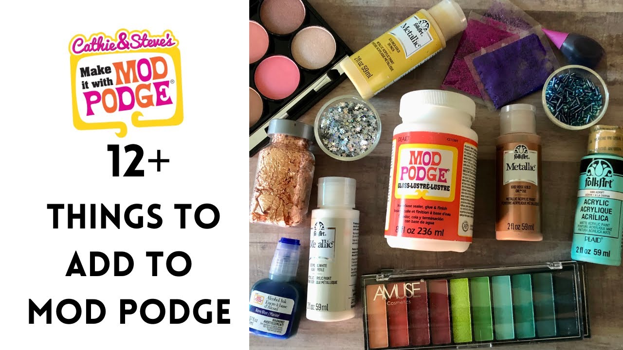 12+ вещей, которые можно добавить в Mod Podge для создания искусных эффектов