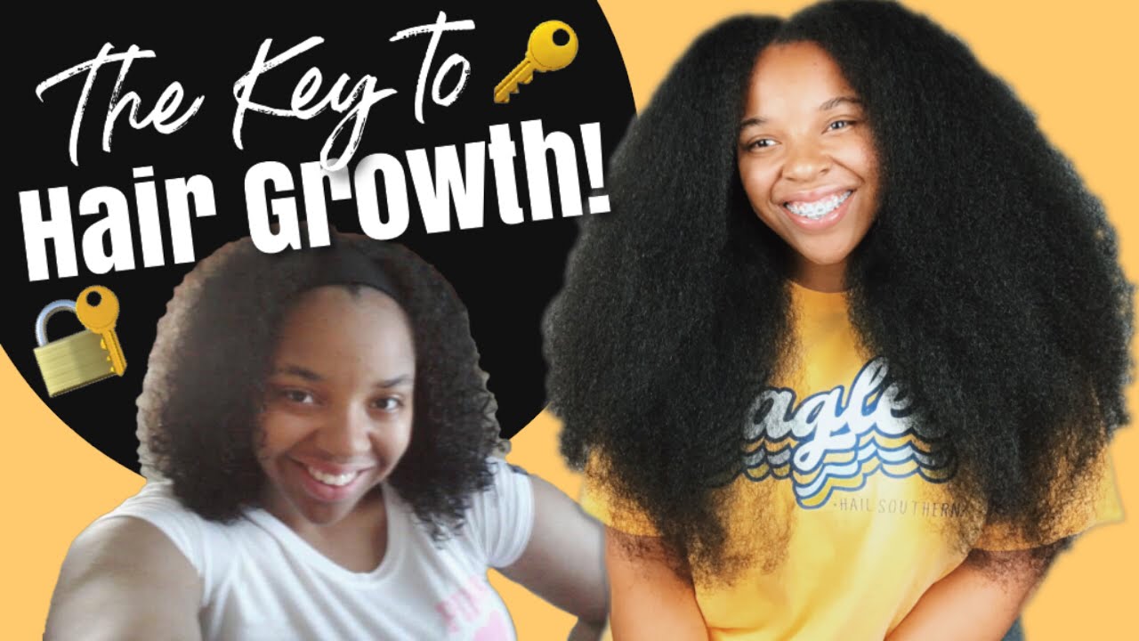 This is the KEY to my HAIR GROWTH! | How to Grow Natural Hair | Food, Supplements, Oils, etc...